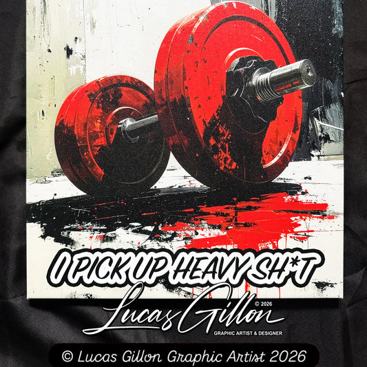 24 x 30 & 16 x 20 inch Canvas Concept Art "I'm a Pickup Artist" by Artist and Designer Lucas Gillon