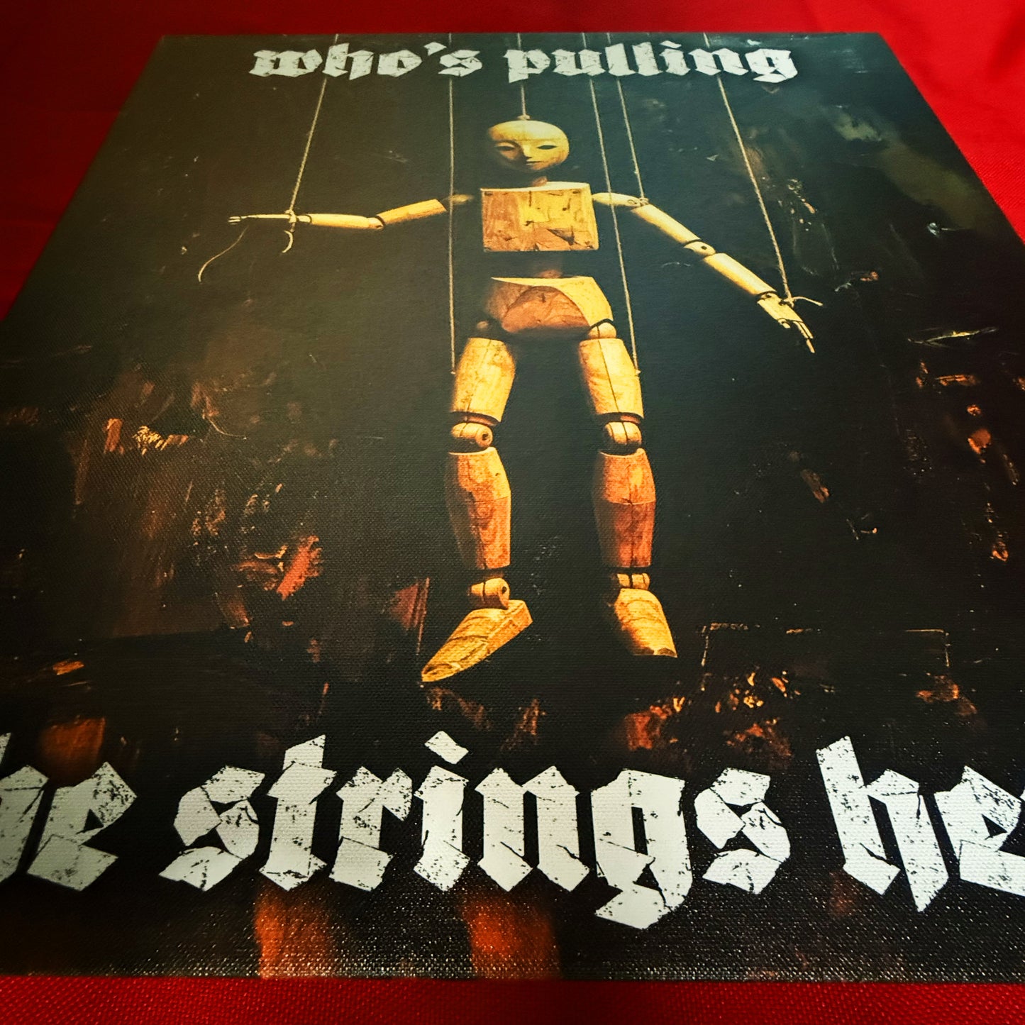 24 x 30 & 16 x 20 inch Canvas Concept Art "Who's Pulling the Strings Here?" by Artist and Designer Lucas Gillon