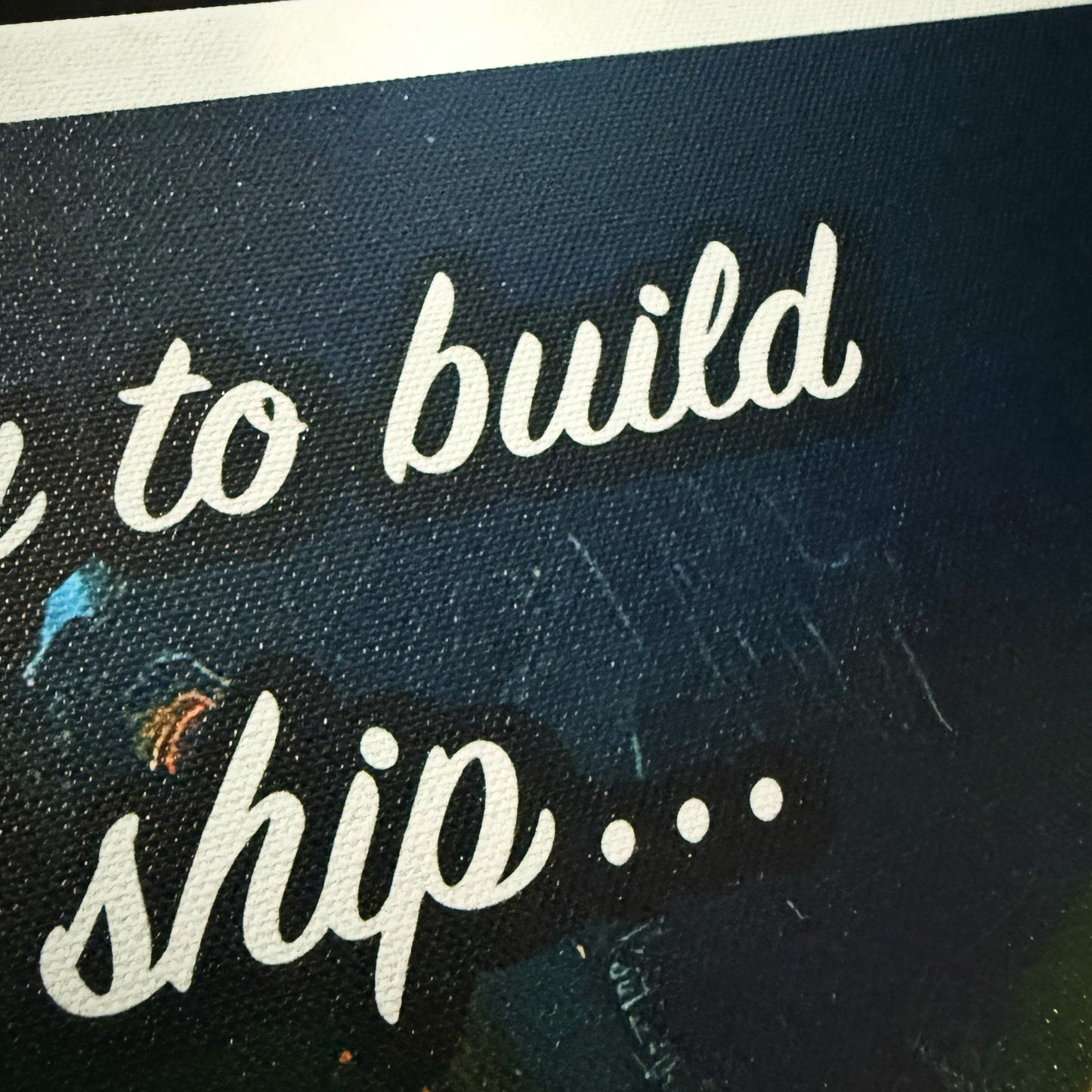 24 x 30 & 16 x 20 inch Canvas Concept Art "I'm Going To Build a Rocket Ship" by Artist and Designer Lucas Gillon