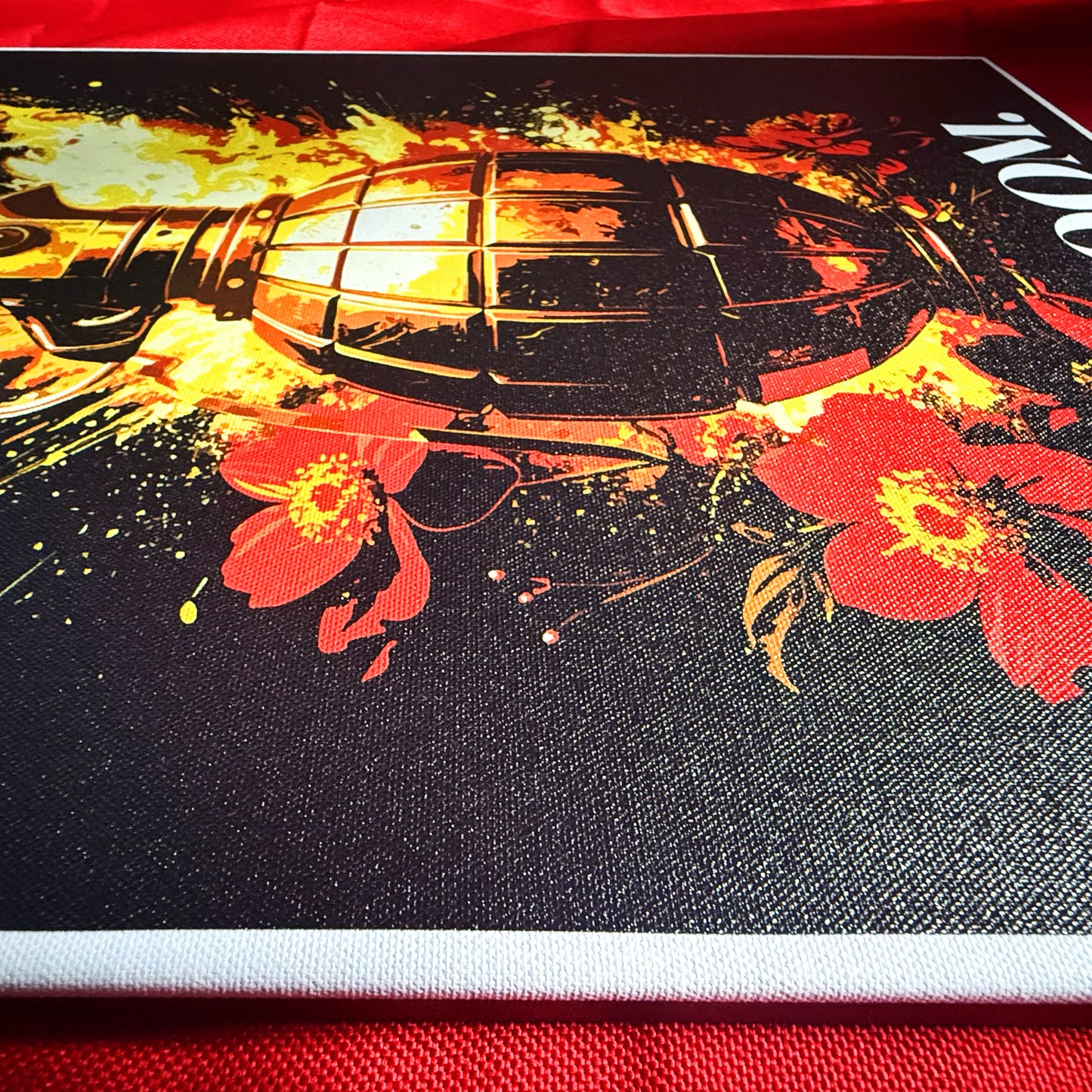 24 x 30 & 16 x 20 inch Canvas Concept Art "Kaboom" by Artist and Designer Lucas Gillon