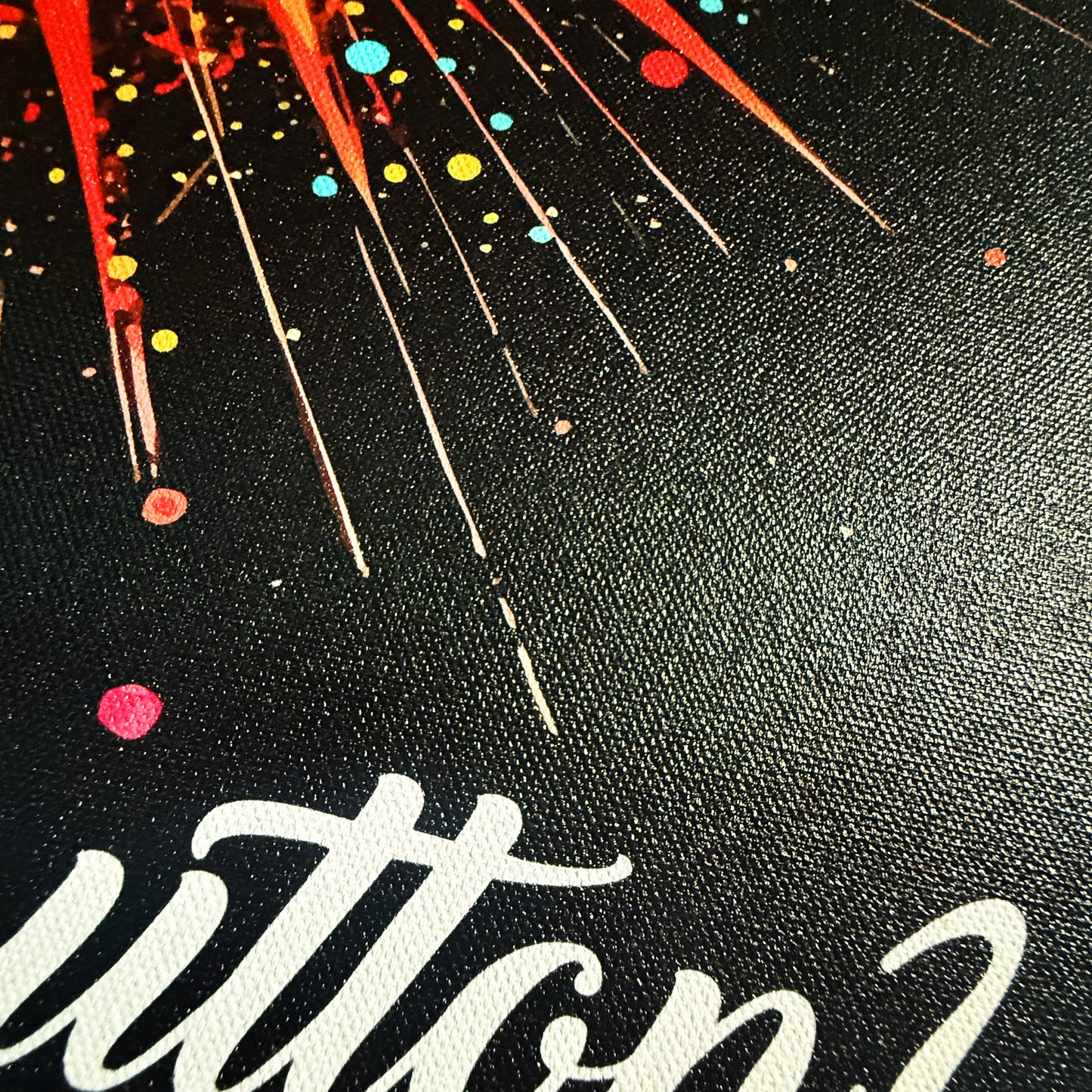 24 x 30 & 16 x 20 inch Size Canvas Concept Art "Where is that Thumbs Down Button?" by Artist and Designer Lucas Gillon