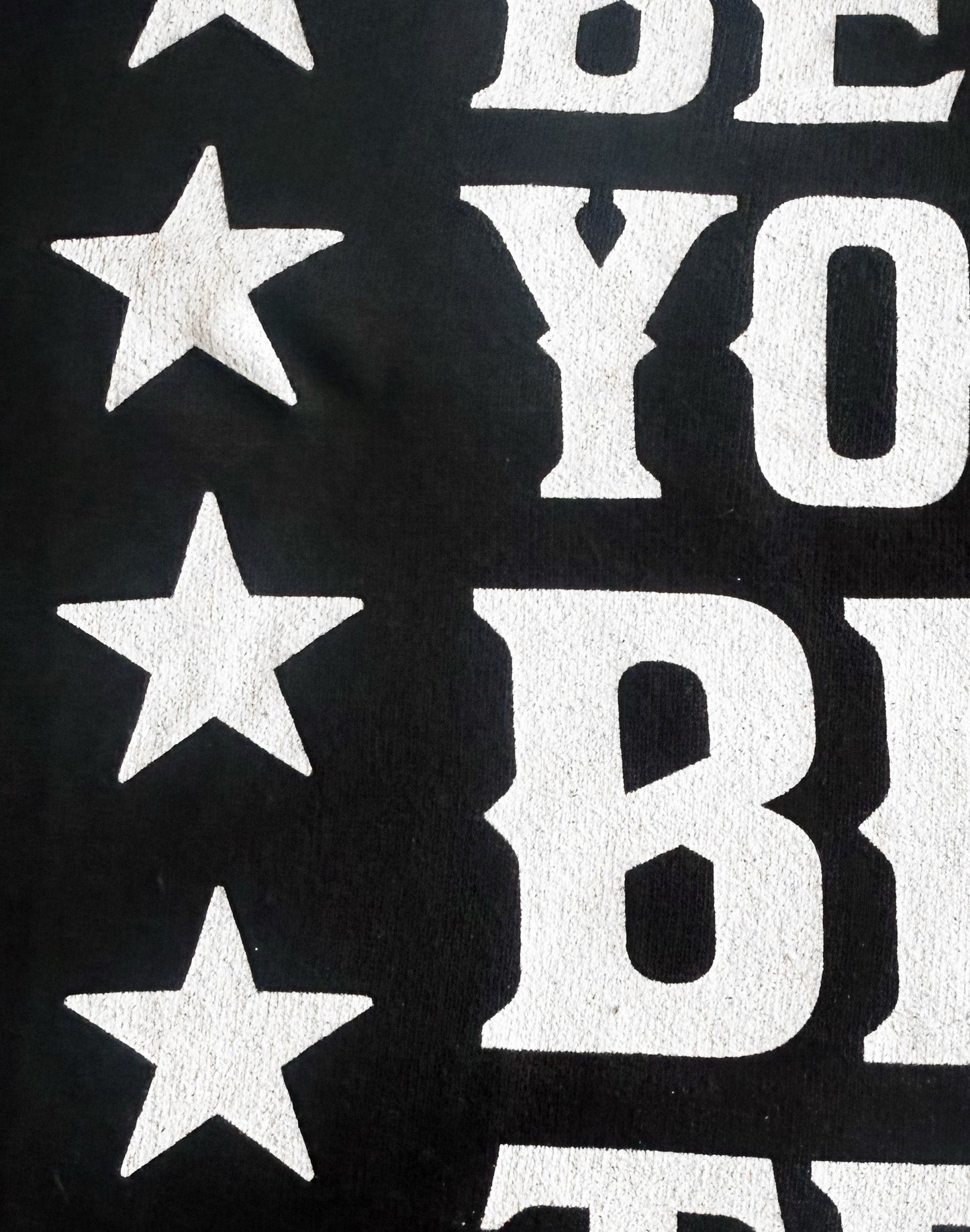Black Unisex Premium Original Heavyweight Back-Design Tee "Being Tested" by Designer and Artist Lucas Gillon