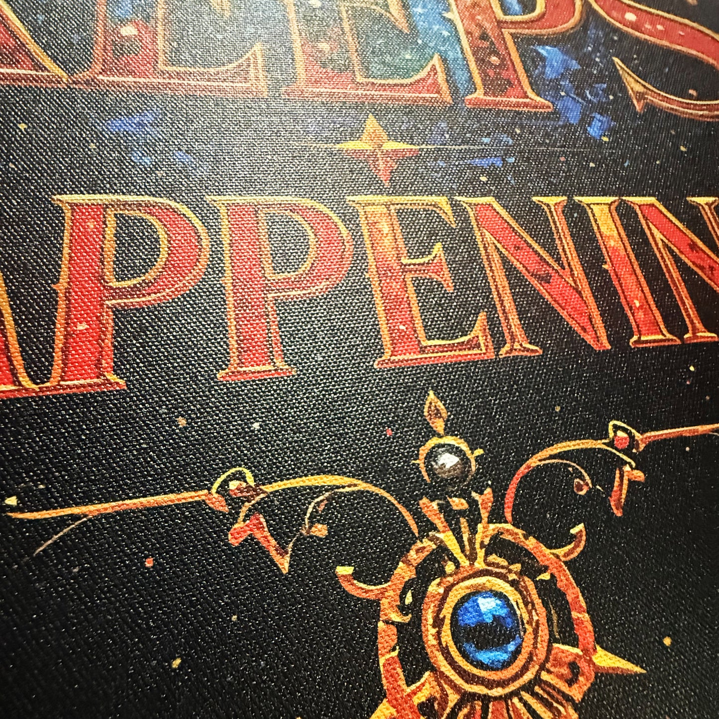 16 x 20 inch Canvas Concept Art "Crazy Keeps Happening" by Artist and Designer Lucas Gillon