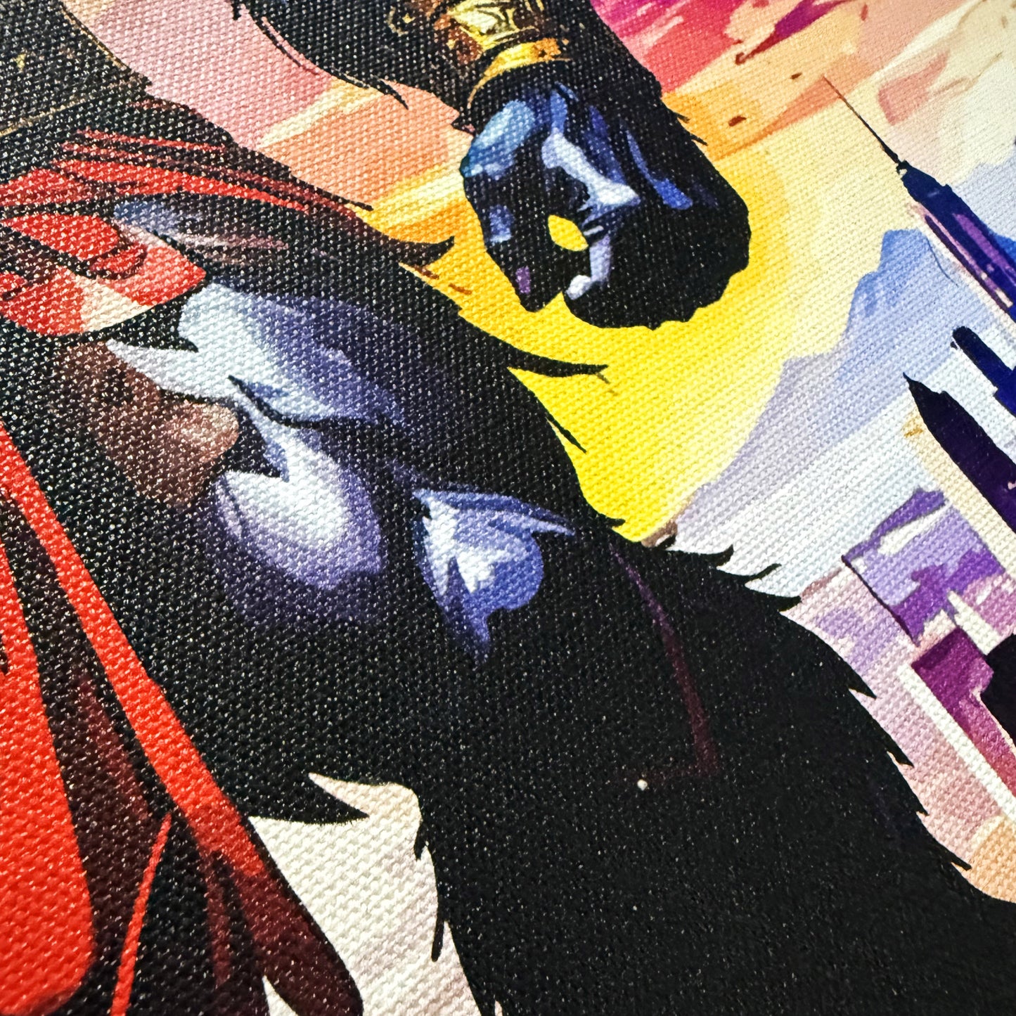 16 x 20 & 24 x 30 inch Canvas Concept Art "King Kong Donkey Strong" by Artist and Designer Lucas Gillon