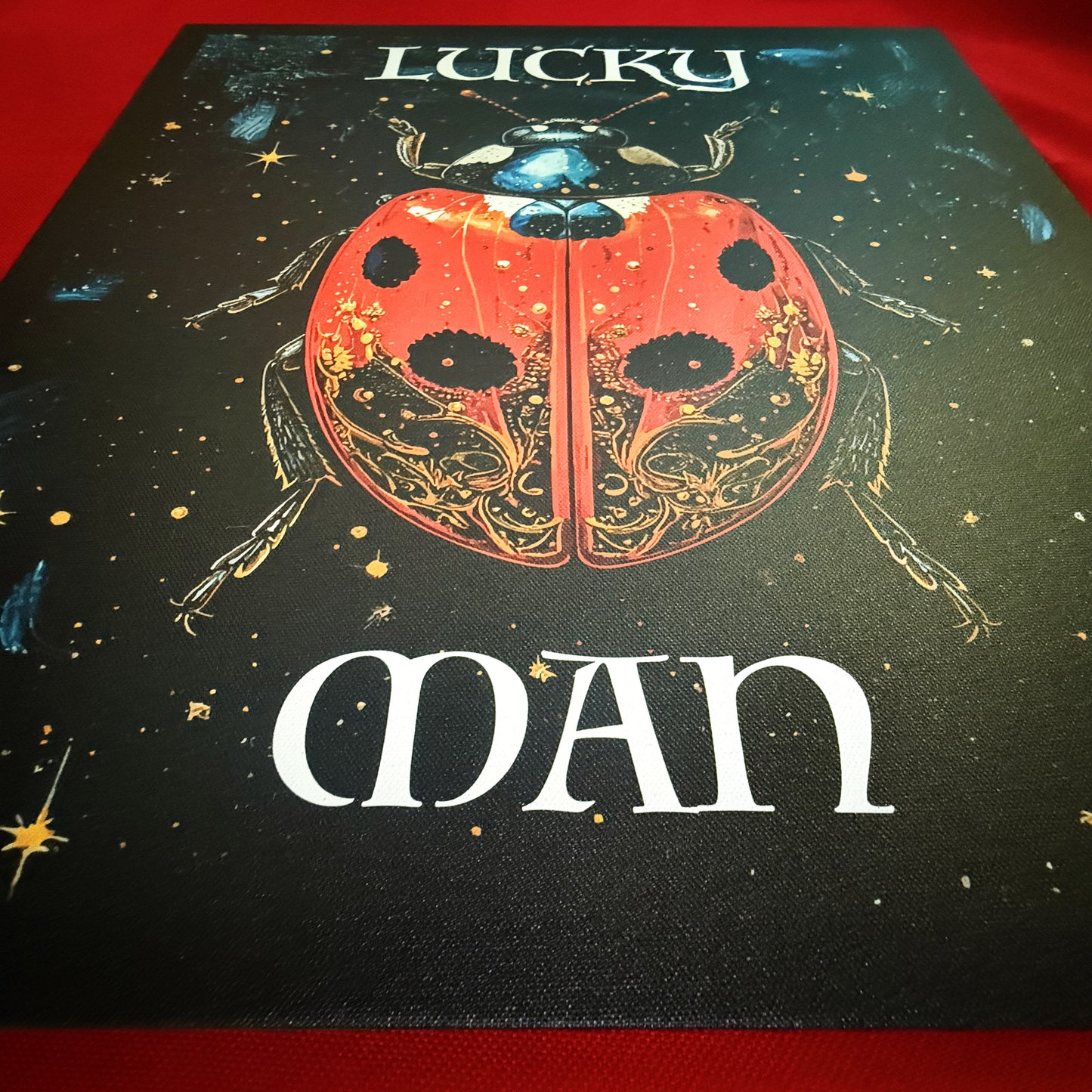 16 x 20 inch Canvas Concept Art "Lucky Man" by Artist and Designer Lucas Gillon