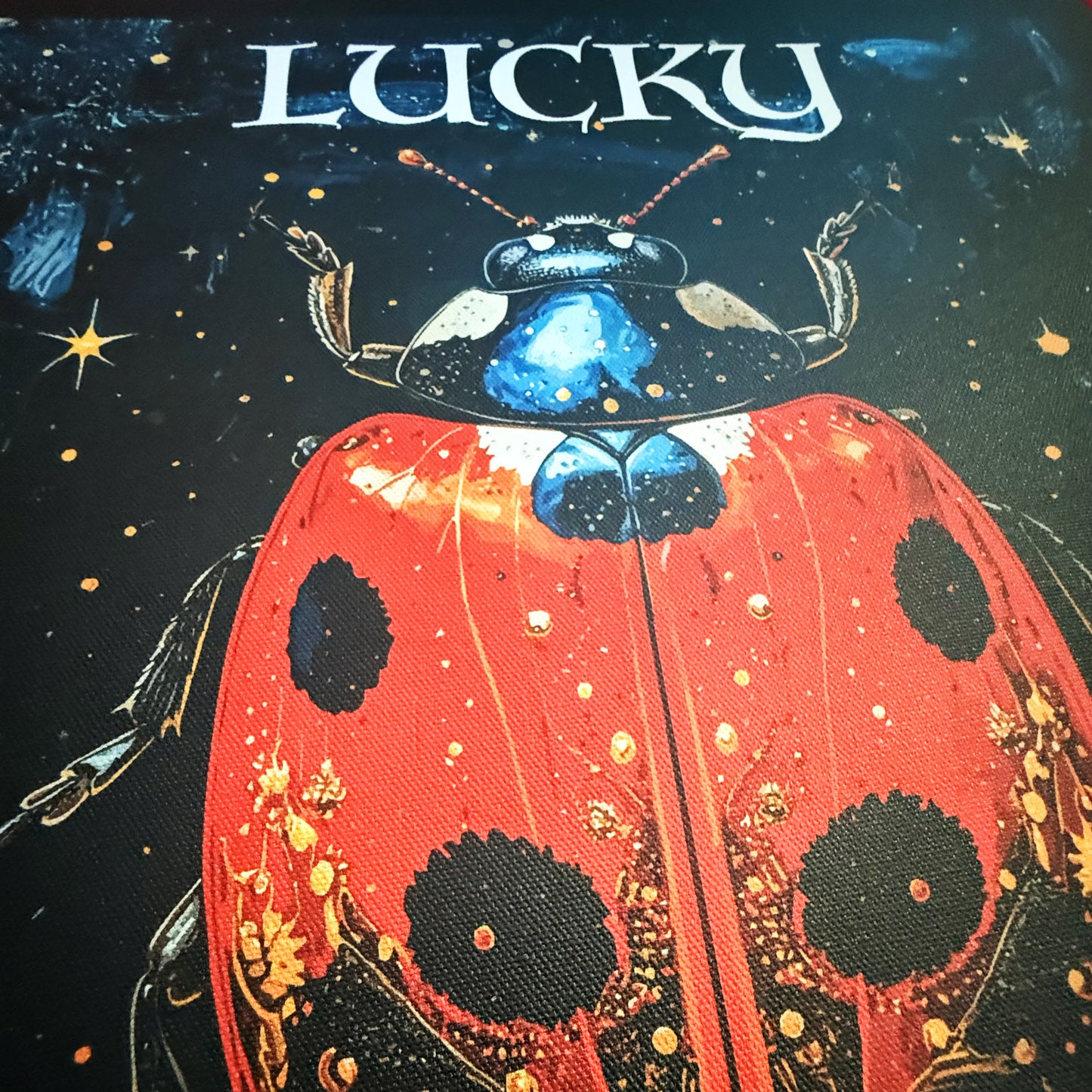 16 x 20 inch Canvas Concept Art "Lucky Man" by Artist and Designer Lucas Gillon