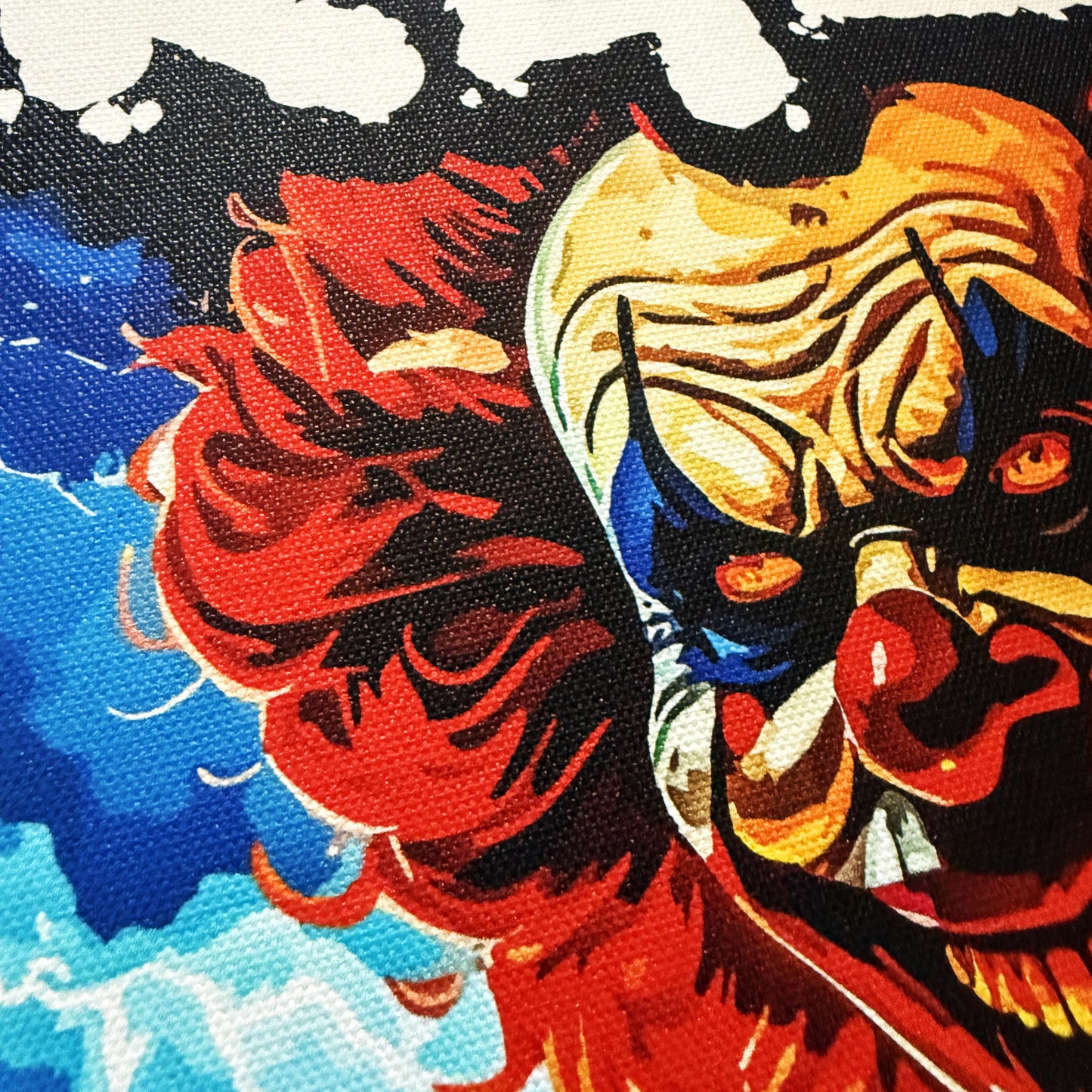 16 x 20 & 24 x 30 inch Canvas Concept Art "Crazy Train" by Artist and Designer Lucas Gillon