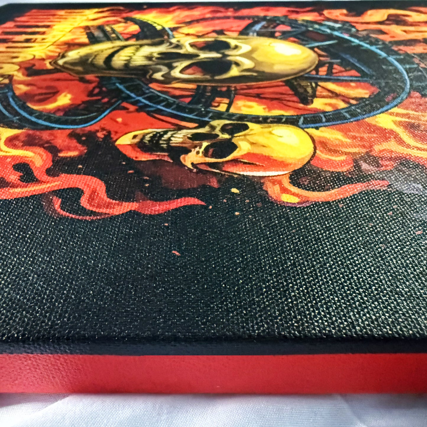 16 x 20 inch Canvas Concept Art "Life is Satan's Rollercoaster" by Artist and Designer Lucas Gillon