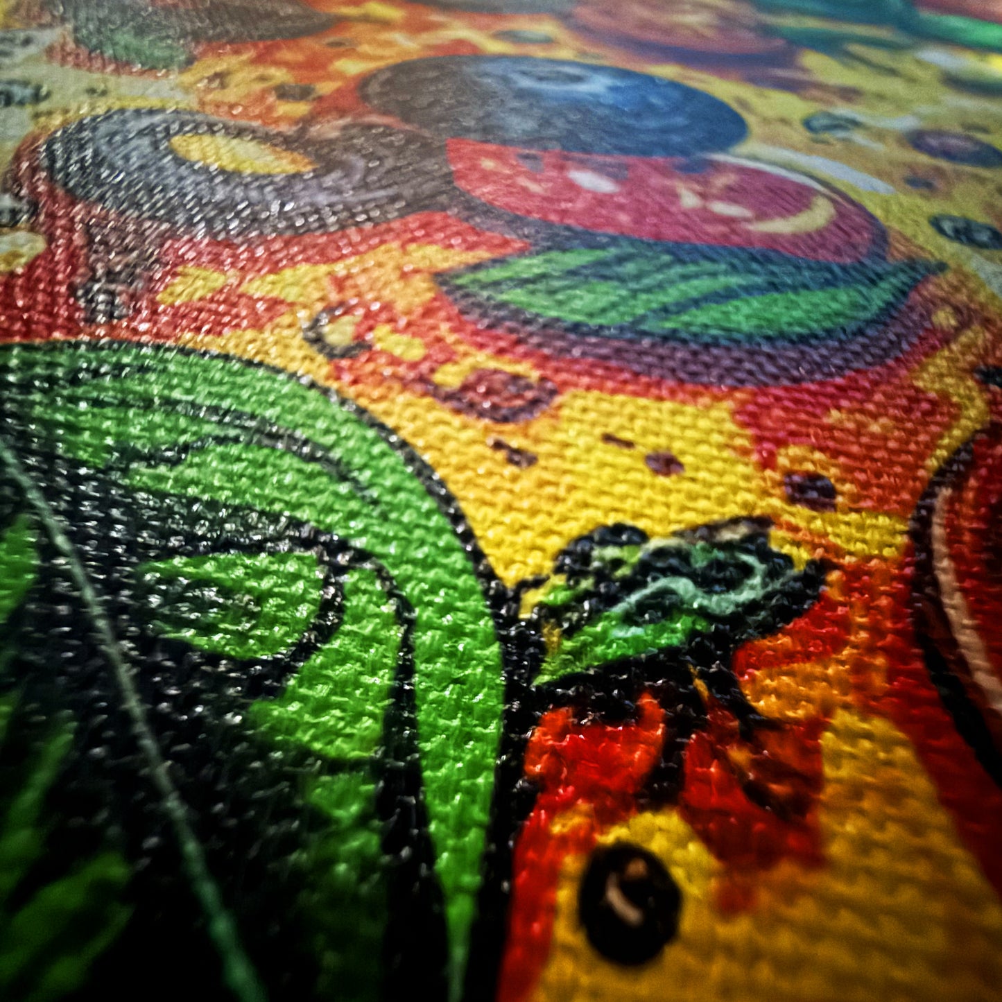 24 x 30 & 16 x 20 inch Size Canvas Concept Art "I'll Cut You a New One!" by Artist and Designer Lucas Gillon