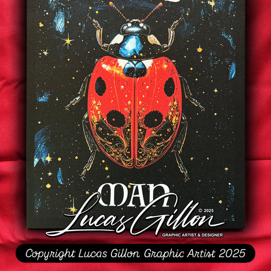 16 x 20 inch Canvas Concept Art "Lucky Man" by Artist and Designer Lucas Gillon